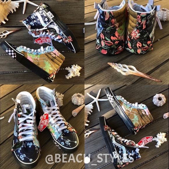 🌴🌼VANS- Unique AWESOME HIGH TOPS🌼🌴 - Picture 2 of 14